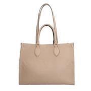 Louis Vuitton Vintage Pre-owned Canvas axelremsvskor Beige, Dam