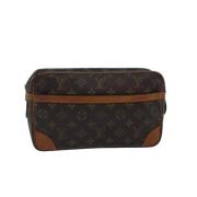 Louis Vuitton Vintage Pre-owned Canvas kuvertvskor Brown, Dam