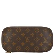 Louis Vuitton Vintage Pre-owned Canvas handvskor Brown, Dam