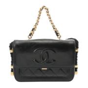 Chanel Vintage Pre-owned Laeder chanel-vskor Black, Dam