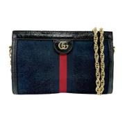 Gucci Vintage Pre-owned Laeder gucci-vskor Blue, Dam