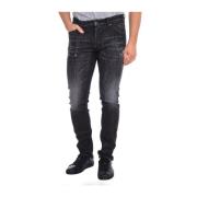 Dsquared2 Slim Antracit Bomull Skinny Jeans Gray, Herr