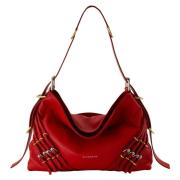 Givenchy Röd Läder Medium Toteväska Red, Dam