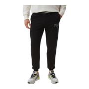 Puma Svarta Logo Joggers Rak Passform Black, Herr