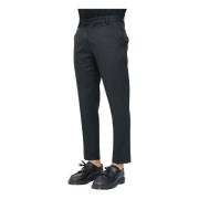 Golden Craft Elegant Svart Slim Fit Byxor Black, Herr