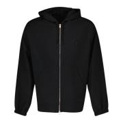 Givenchy Svart Zippered 4G Sweatshirt Black, Herr