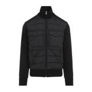 Moncler Svart Sweatshirt Stilfull Aw24 Black, Herr