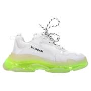 Balenciaga Vintage Pre-owned Polyester sneakers White, Herr