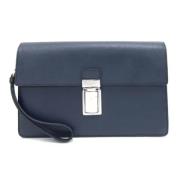 Prada Vintage Pre-owned Laeder prada-vskor Blue, Herr