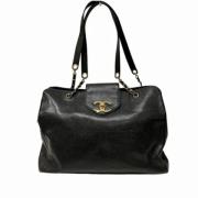 Chanel Vintage Pre-owned Laeder chanel-vskor Black, Dam