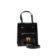 Salvatore Ferragamo Pre-owned Pre-owned Plast handvskor Black, Dam