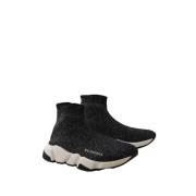 Balenciaga Vintage Pre-owned Tyg sneakers Black, Dam