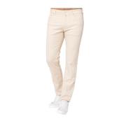 Jacob Cohën Ljus beige bomullscanvas Bard jeans Beige, Herr