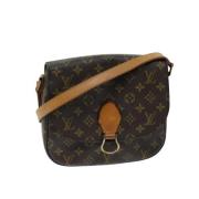 Louis Vuitton Vintage Pre-owned Canvas louis-vuitton-vskor Brown, Dam