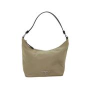 Prada Vintage Pre-owned Nylon prada-vskor Beige, Dam