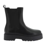 Twinset Chunky Chelsea Svarta Stövlar Black, Dam