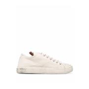 Acne Studios Off White Tumbled Sneakers Beige, Dam