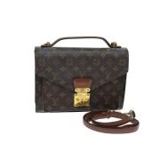 Louis Vuitton Vintage Pre-owned Canvas handvskor Brown, Dam