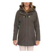 Fay Toggle Coat med Avtagbar Bib Green, Dam