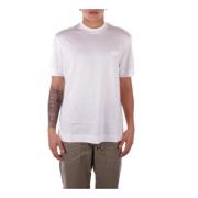 Emporio Armani Logo Front T-shirts och Polos White, Herr