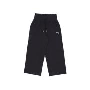 Puma Streetwear Straight Byxor för Kvinnor Black, Dam