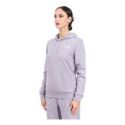 Puma Lila Hoodie Essentials+ Brodyr Kvinnor Purple, Dam