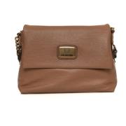 Love Moschino Stilig axelväska med topphandtag Brown, Dam