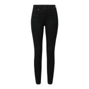 MAC Dream Skinny Svarta Cropped Byxor Black, Dam