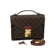 Louis Vuitton Vintage Pre-owned Canvas louis-vuitton-vskor Brown, Dam