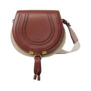 Chloé Brun Marcie Saddle Väska Brown, Dam