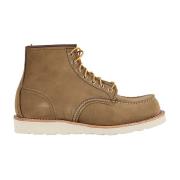 Red Wing Shoes Klassiska Moc Toe Arbetsstövlar Brown, Herr