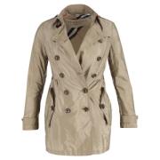 Burberry Vintage Pre-owned Polyester ytterklder Brown, Dam