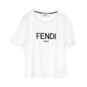 Fendi Vintage Pre-owned Bomull toppar White, Dam