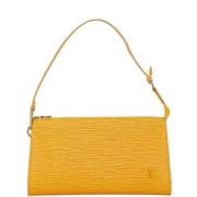 Louis Vuitton Vintage Pre-owned Laeder louis-vuitton-vskor Yellow, Dam