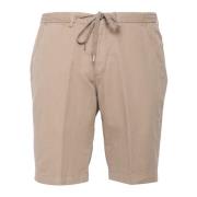 Briglia Beige Linne och Bomull Bermuda Shorts Brown, Herr