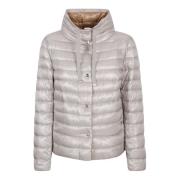 Herno Vadderad Vinterjacka Beige, Dam