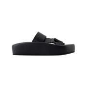 Maison Margiela Laeder sandaler Black, Dam