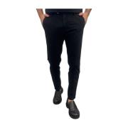 Michael Coal Bomullsblandning Slim Fit Byxor Black, Herr