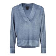 Avant Toi Stiliga Sweaters Kollektion Blue, Dam