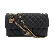 Chanel Vintage Pre-owned Laeder chanel-vskor Black, Dam