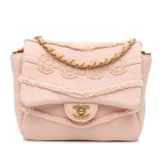 Chanel Vintage Pre-owned Denim crossbodyvskor Pink, Dam