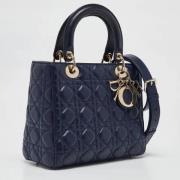 Dior Vintage Pre-owned Laeder totevskor Blue, Dam