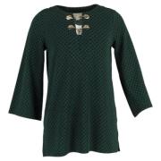 Michael Kors Pre-owned Pre-owned Polyester toppar Green, Dam