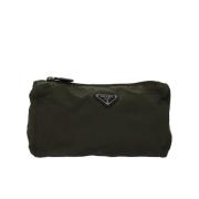 Prada Vintage Pre-owned Nylon prada-vskor Green, Dam