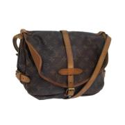 Louis Vuitton Vintage Pre-owned Canvas louis-vuitton-vskor Brown, Dam