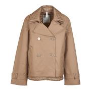 Duno Beige Puffer Coat Beige, Dam