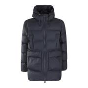 Rains Alta Puffer Cargo Jacka Blue, Herr