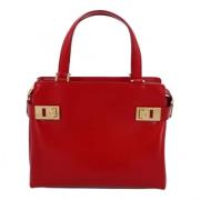 Salvatore Ferragamo Pre-owned Pre-owned Laeder handvskor Red, Dam