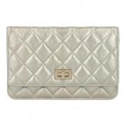 Chanel Vintage Pre-owned Laeder plnbcker Beige, Dam