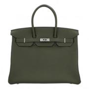 Hermès Vintage Pre-owned Laeder handvskor Green, Dam